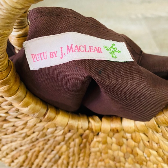 PUTU by J. Maclear Rattan Wicker Handbag - Picture 6 of 12